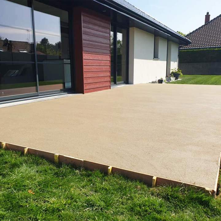 Réalisation terrasse en béton Gravelines