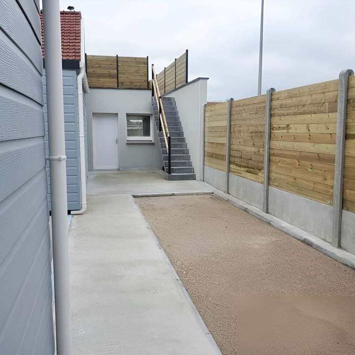 Partie extérieure étage maison Gravelines